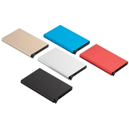 RFID Automatic Pop-Up Aluminum Wallet - Slim Card Holder Case
